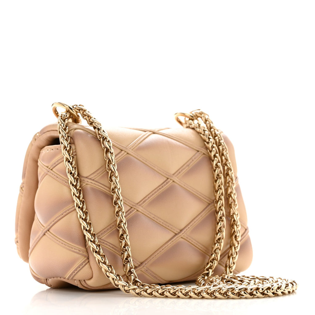 Louis Vuitton Lambskin Malletage Pico GO-14 Pink