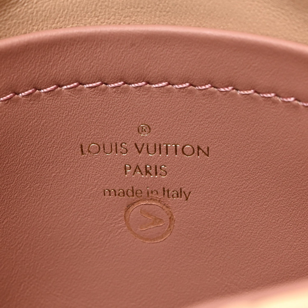 Louis Vuitton Lambskin Malletage Pico GO-14 Pink