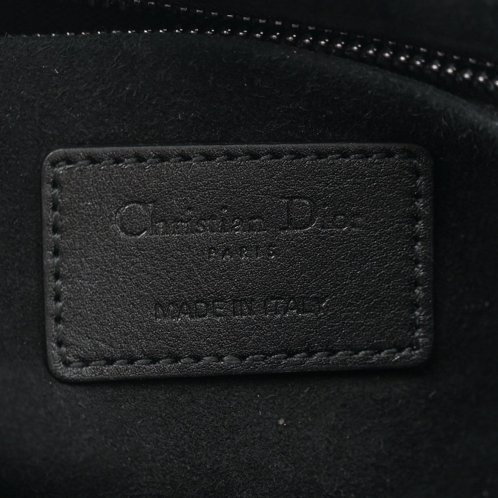 Christian Dior Calfskin Cannage Medium The Lady 95.22 Black