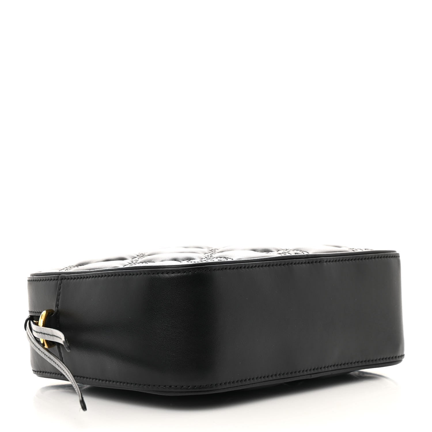 Gucci Calfskin GG Matelasse Shoulder Bag Black Natural