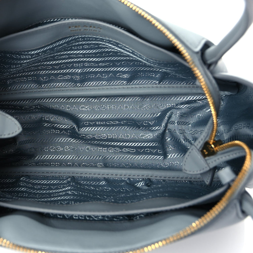 Prada Soft Calfskin Darling Shoulder Bag Opaline