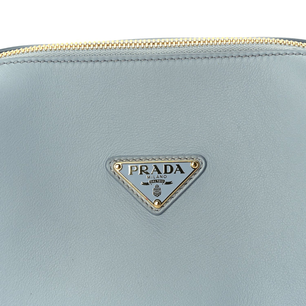 Prada Soft Calfskin Darling Shoulder Bag Opaline