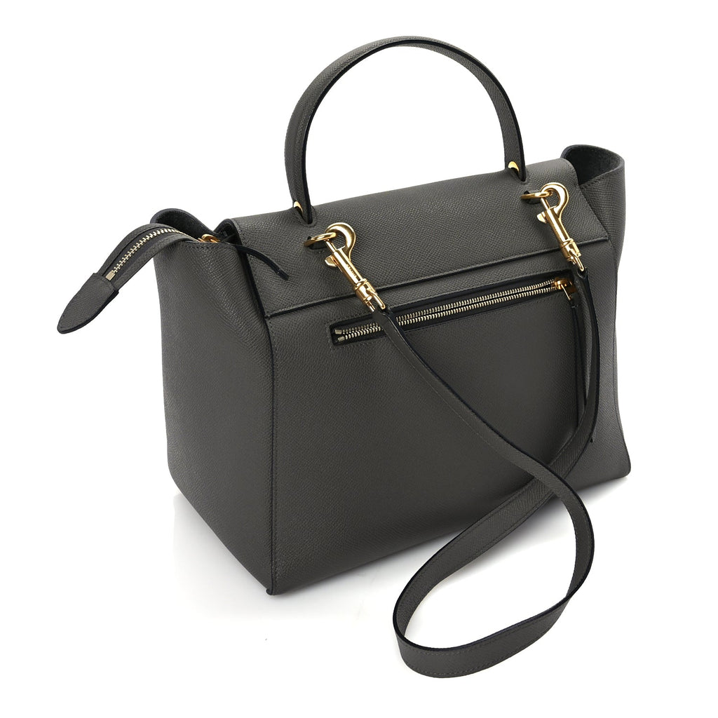 Celine Grained Calfskin Small Belt Bag Grey
