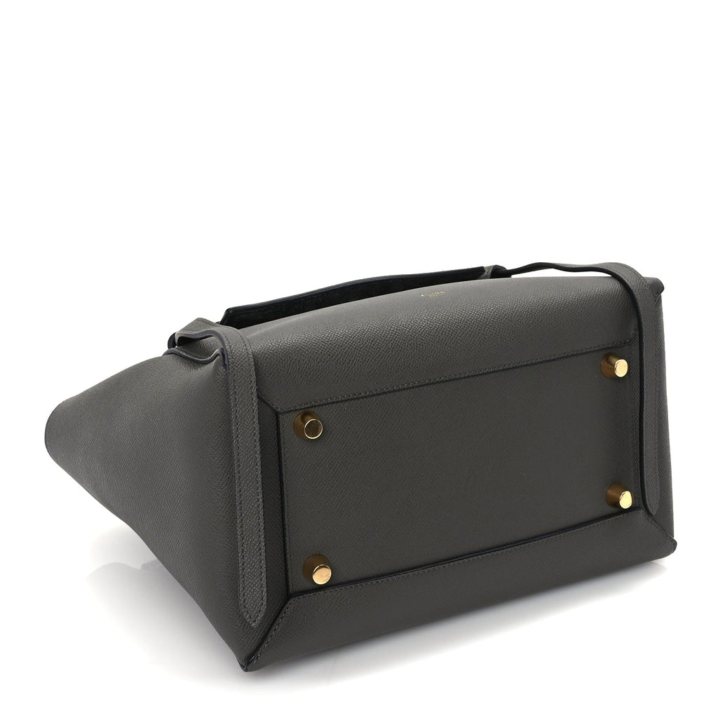 Celine Grained Calfskin Small Belt Bag Grey