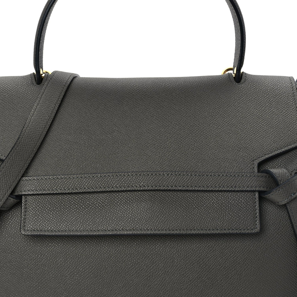 Celine Grained Calfskin Small Belt Bag Grey