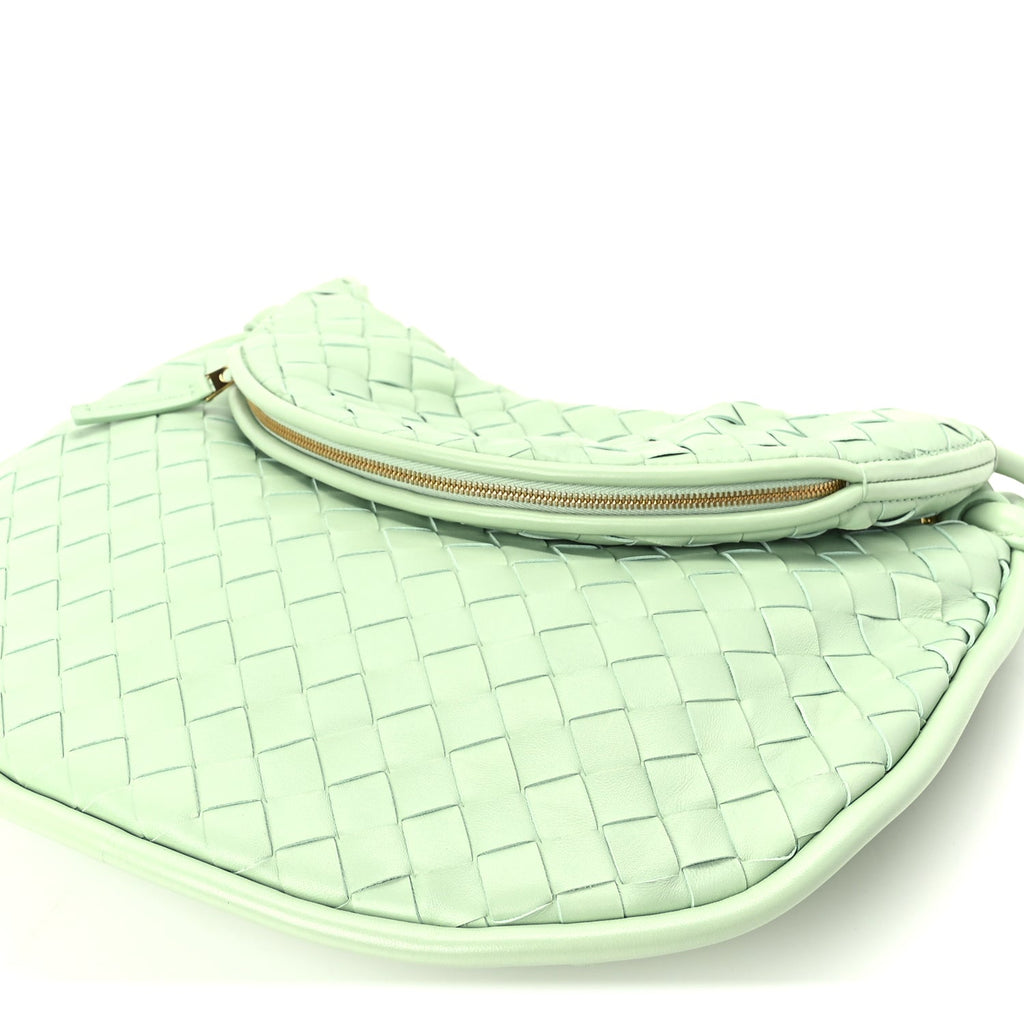 Bottega Veneta Nappa Intrecciato Medium Gemelli Fresh Mint