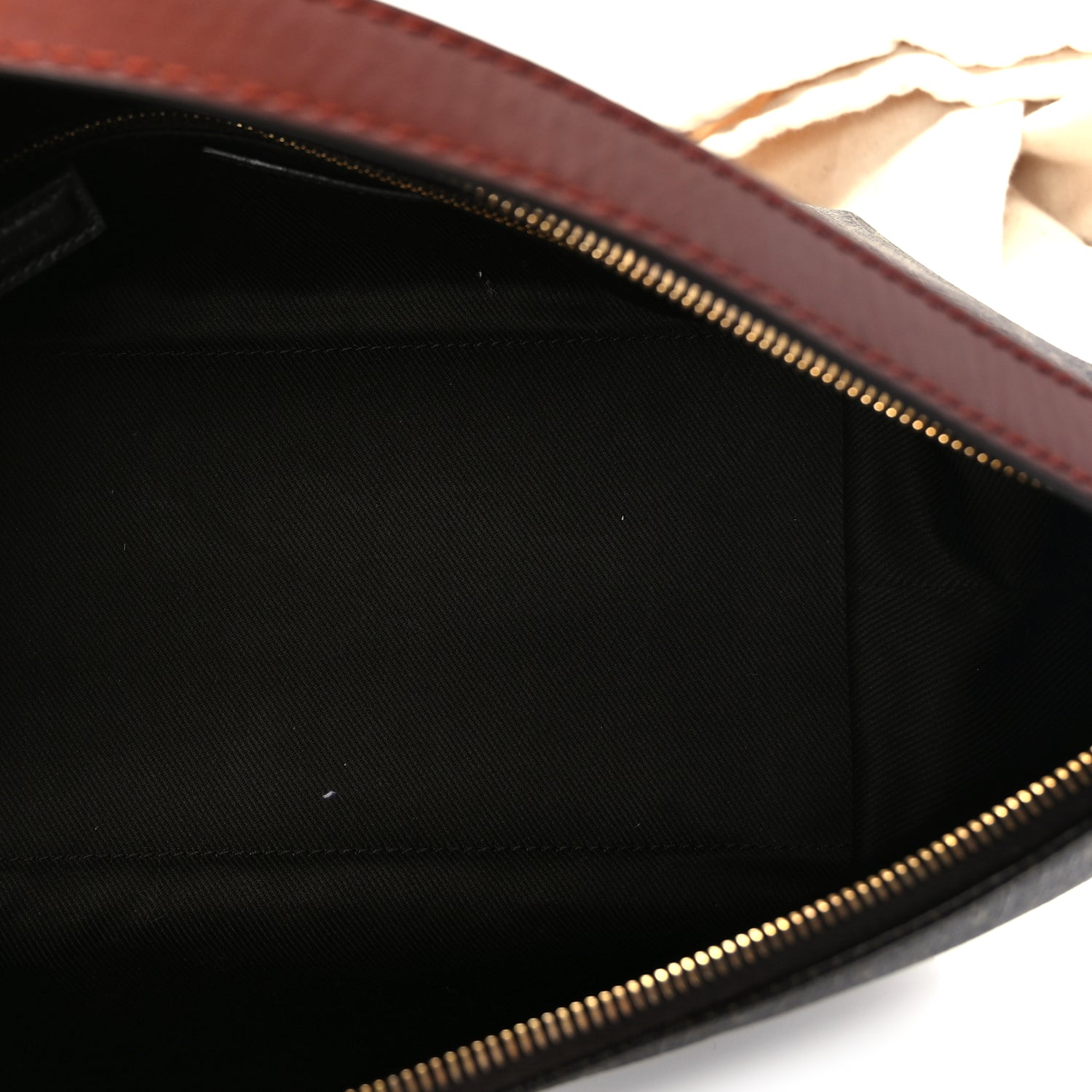 Saint Laurent Canvas Smooth Calfskin Le Monogramme Crossbody Bag Chestnut