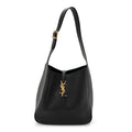 Saint Laurent Smooth Calfskin Small Le 5 A 7 Soft Hobo  Black