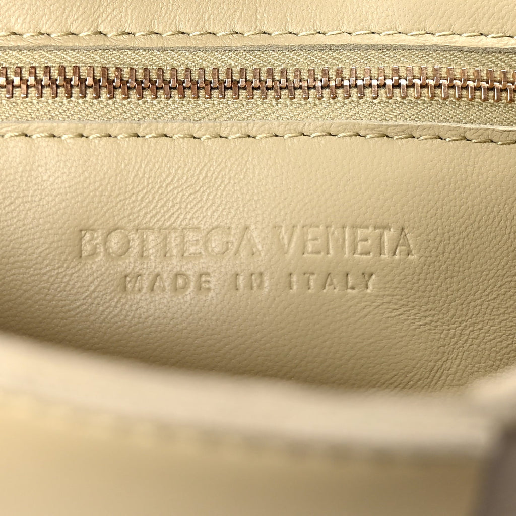 Bottega Veneta Lambskin Maxi Intrecciato Cassette Crossbody Bag  New Sauge