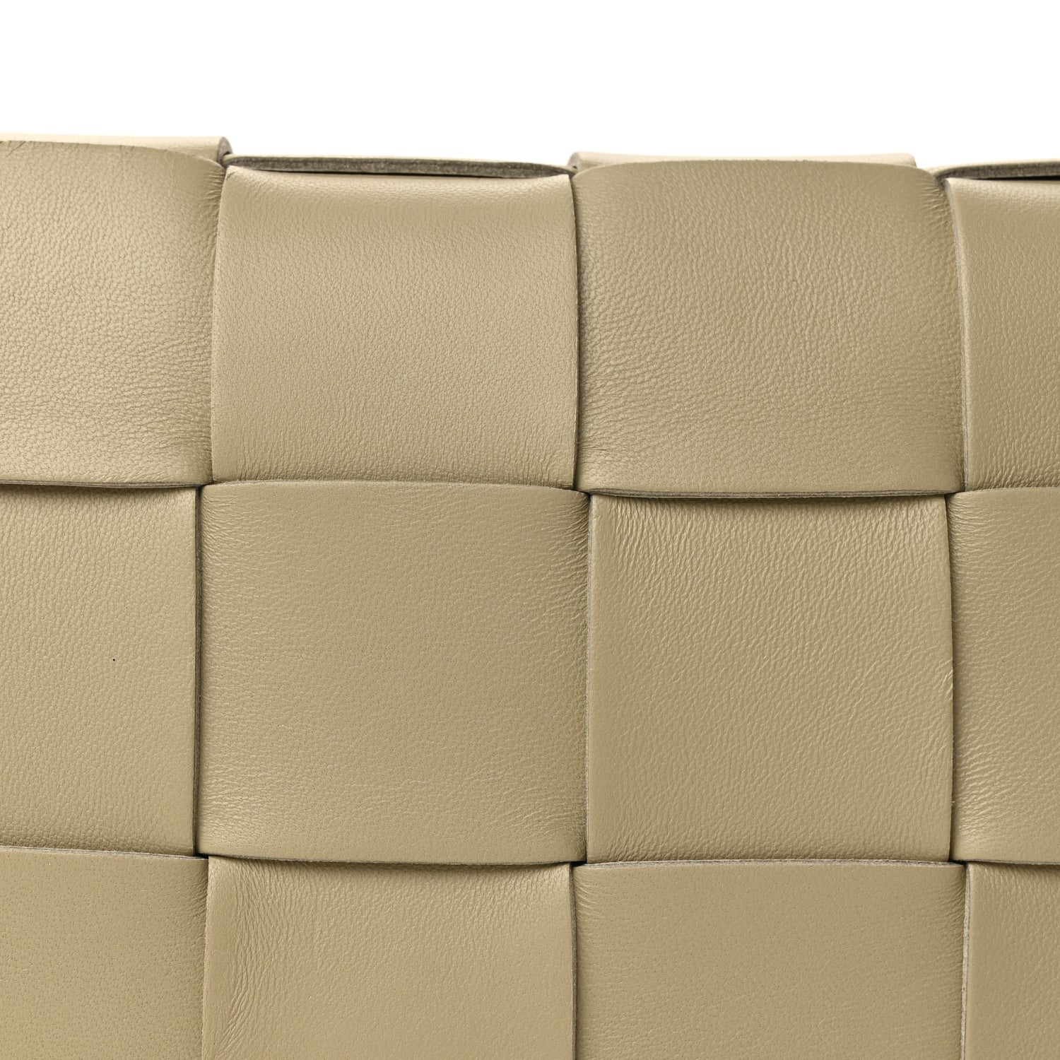 Bottega Veneta Lambskin Maxi Intrecciato Cassette Crossbody Bag  New Sauge