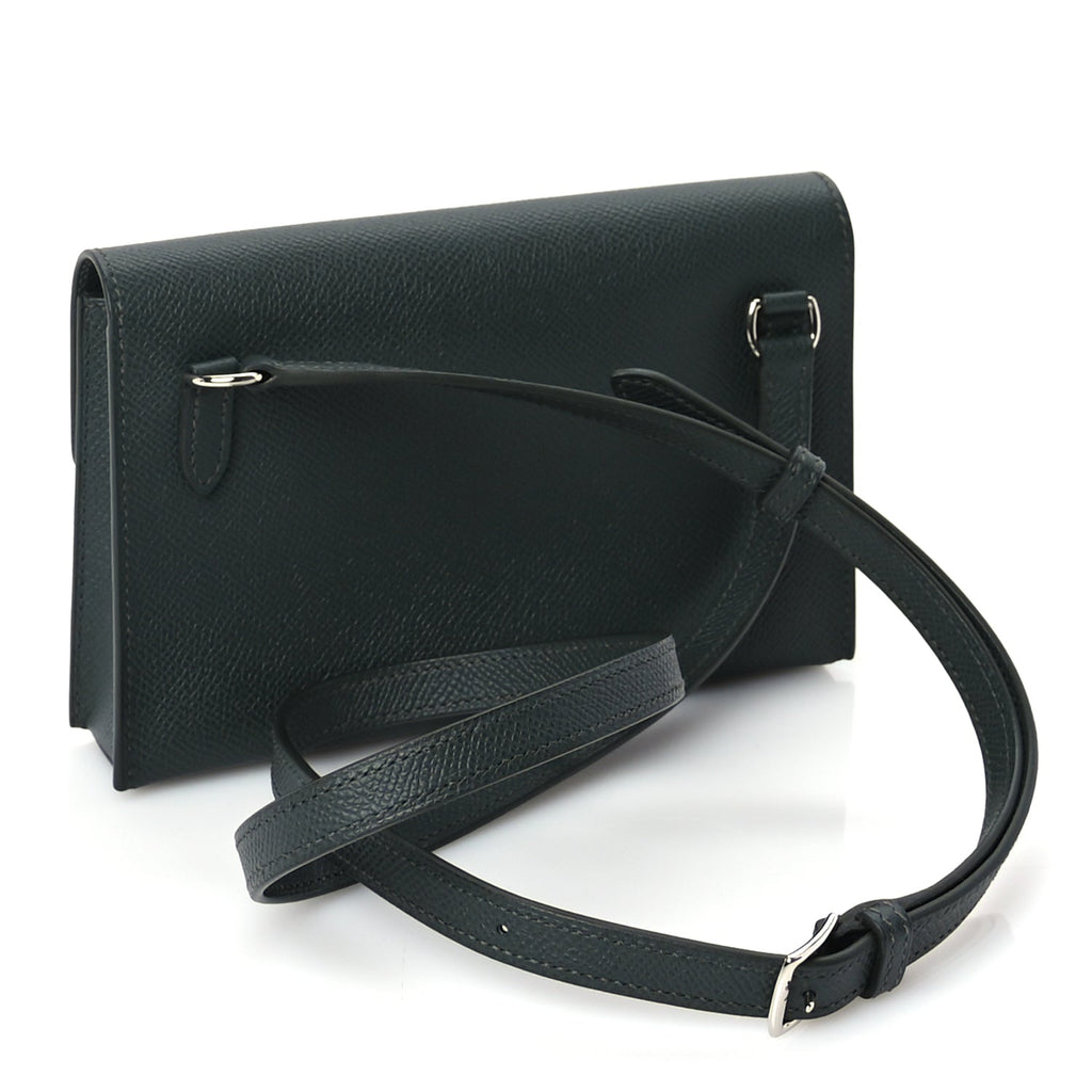 Hermes Epsom Hermesnap Wallet  Vert Amande