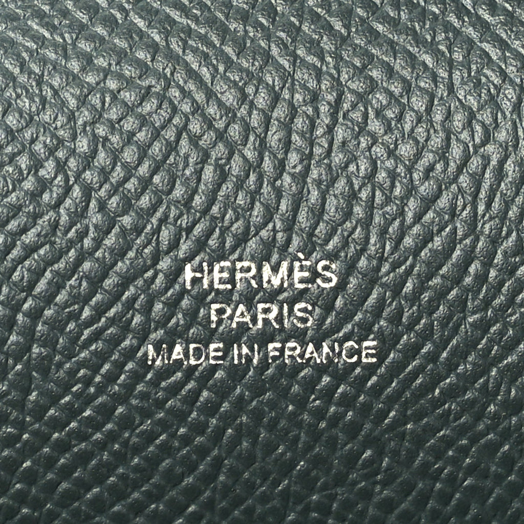 Hermes Epsom Hermesnap Wallet  Vert Amande