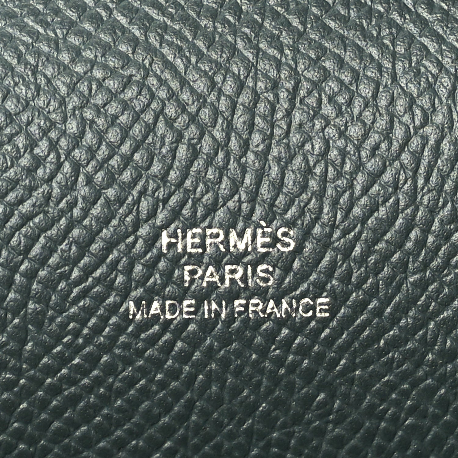 Hermes Epsom Hermesnap Wallet  Vert Amande