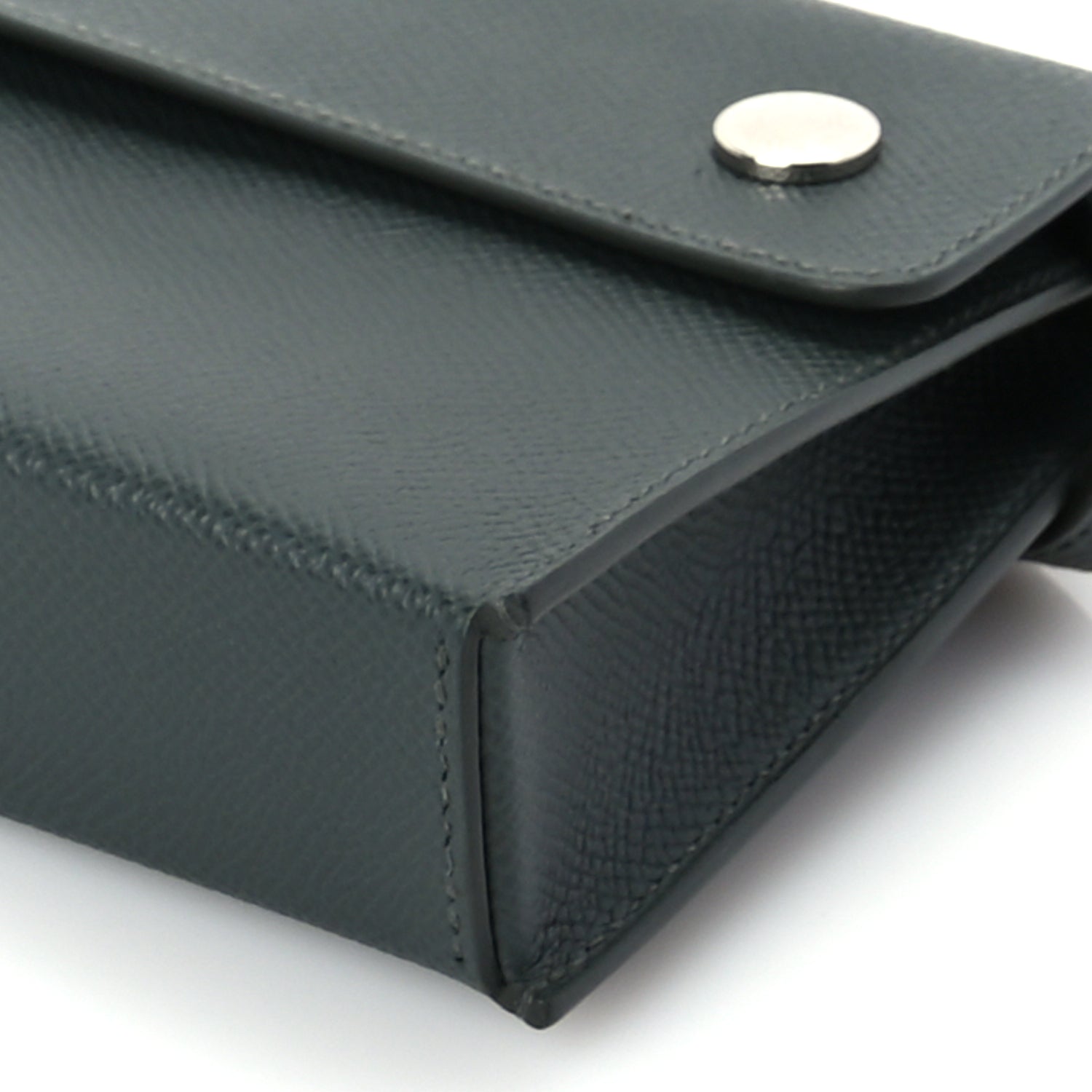 Hermes Epsom Hermesnap Wallet  Vert Amande