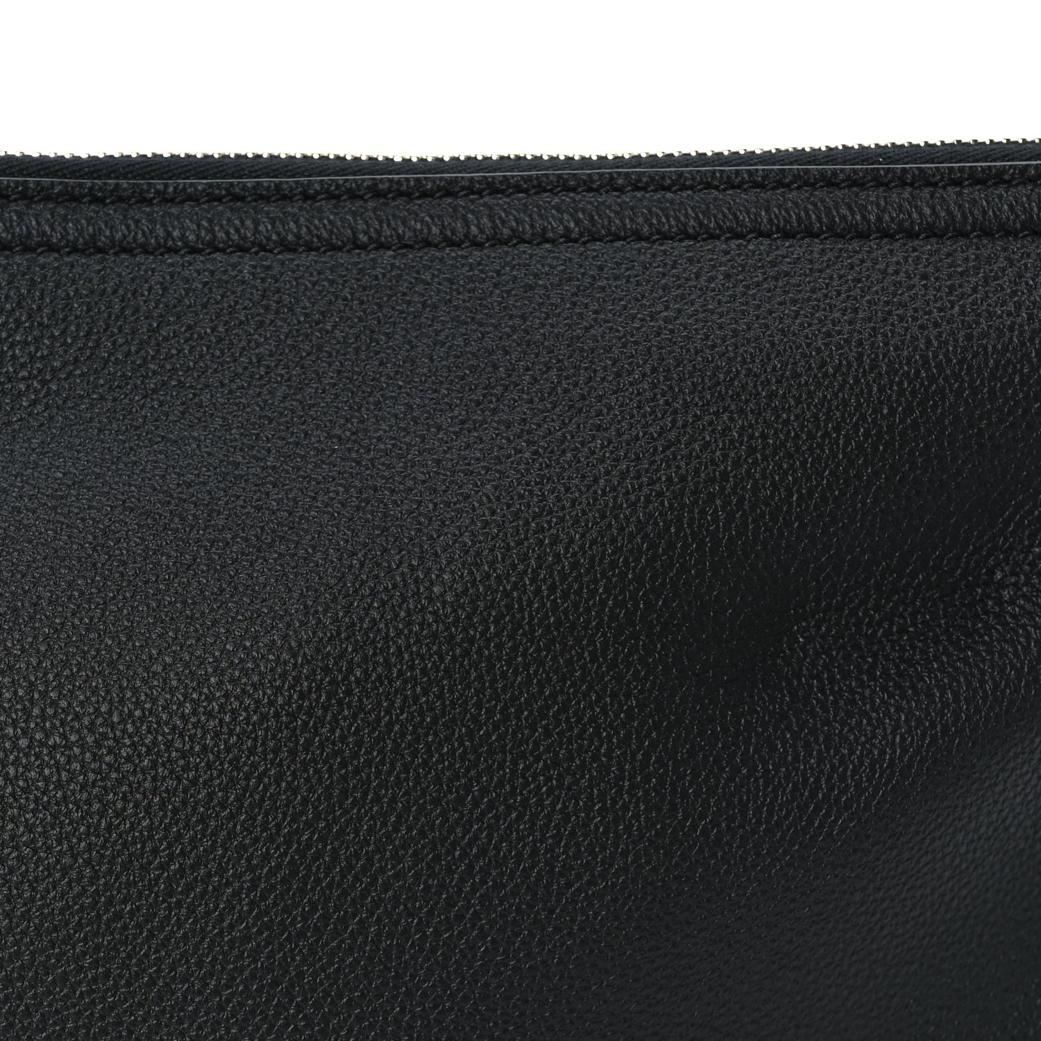 Gucci Grained Calfskin Large B Shoulder Bag Black