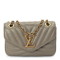 Louis Vuitton Calfskin New Wave Chain PM NM Taupe