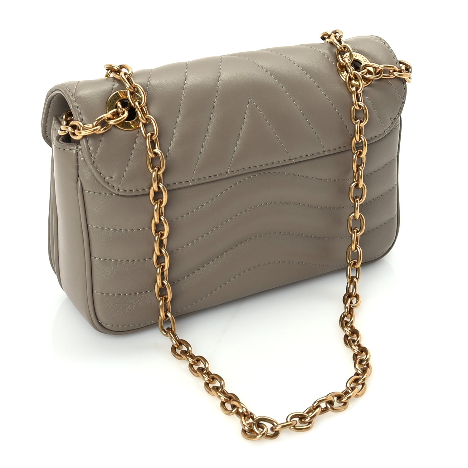 Louis Vuitton Calfskin New Wave Chain PM NM Taupe