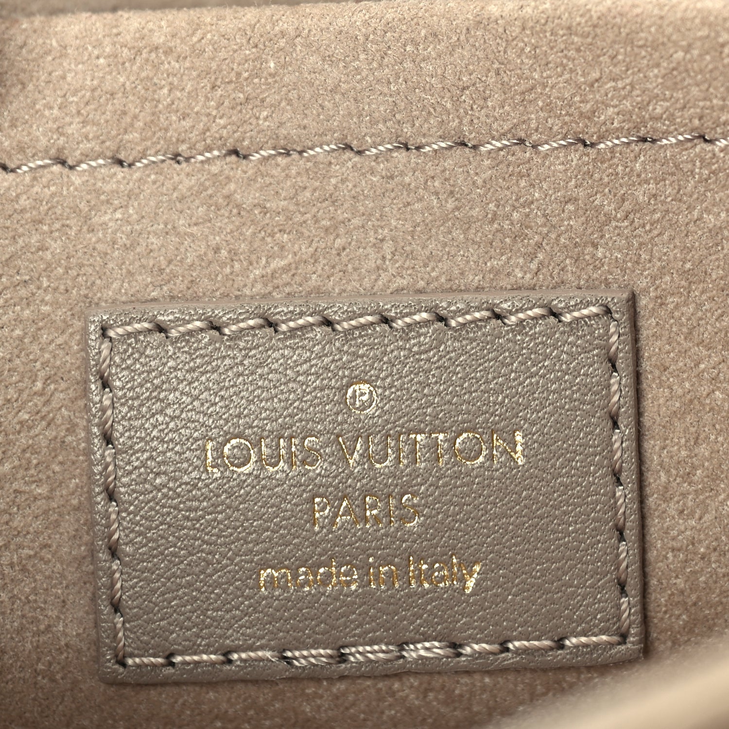 Louis Vuitton Calfskin New Wave Chain PM NM Taupe