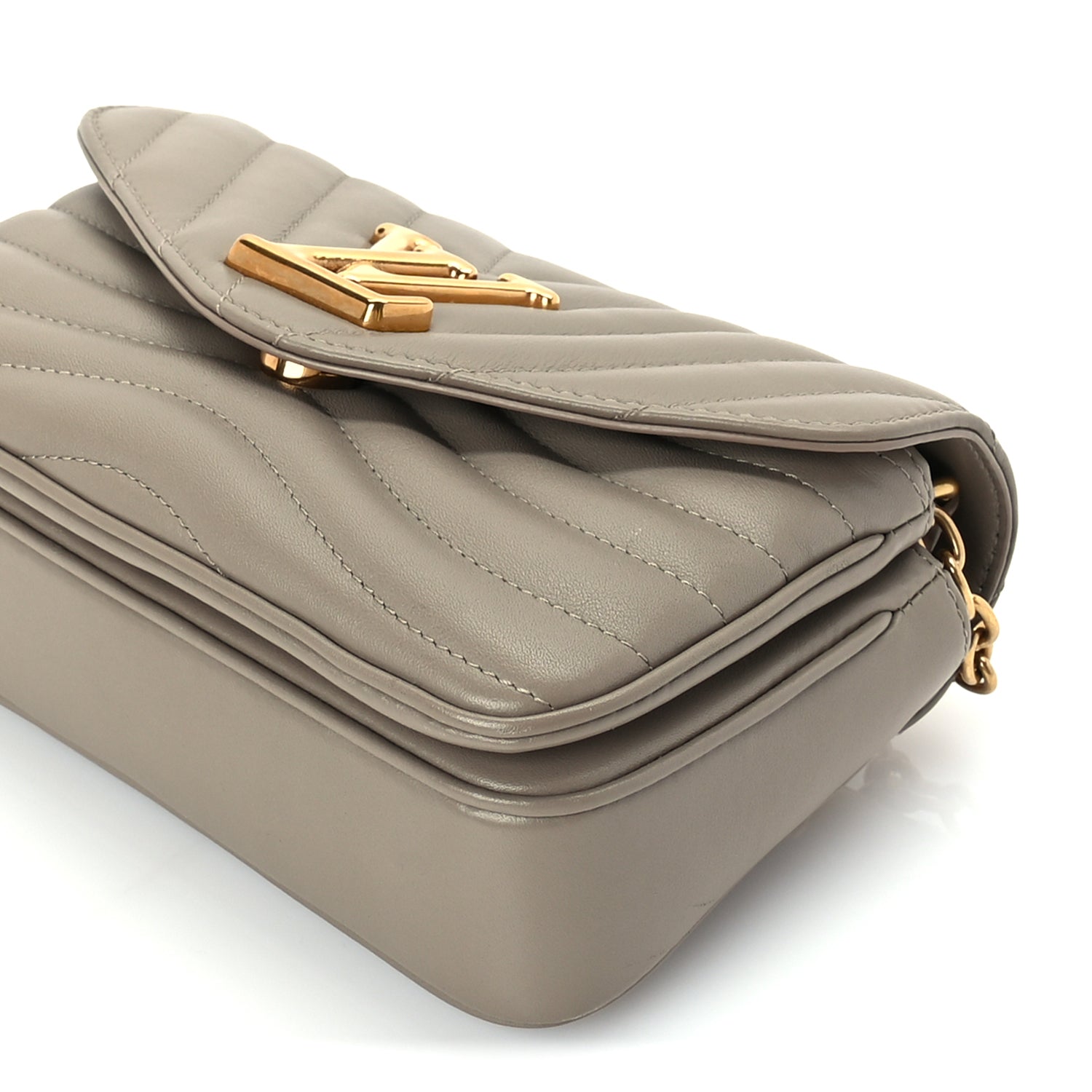 Louis Vuitton Calfskin New Wave Chain PM NM Taupe