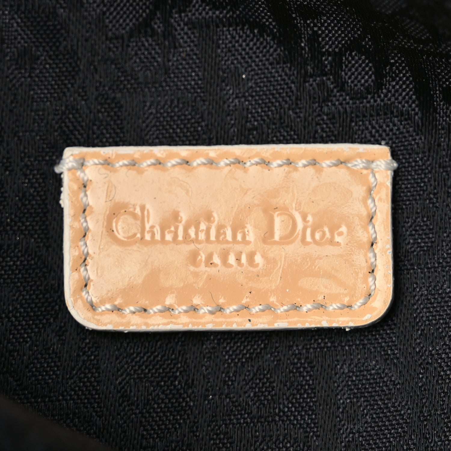 Christian Dior Canvas Camouflage Mini Saddle Pochette Blue