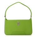 Burberry Smooth Calfskin Medium TB Shoulder Bag Brilliant Green