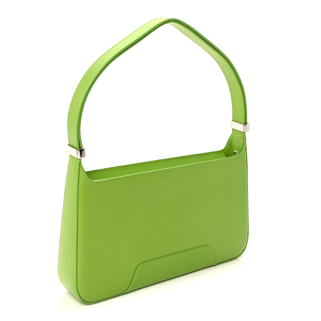 Burberry Smooth Calfskin Medium TB Shoulder Bag Brilliant Green