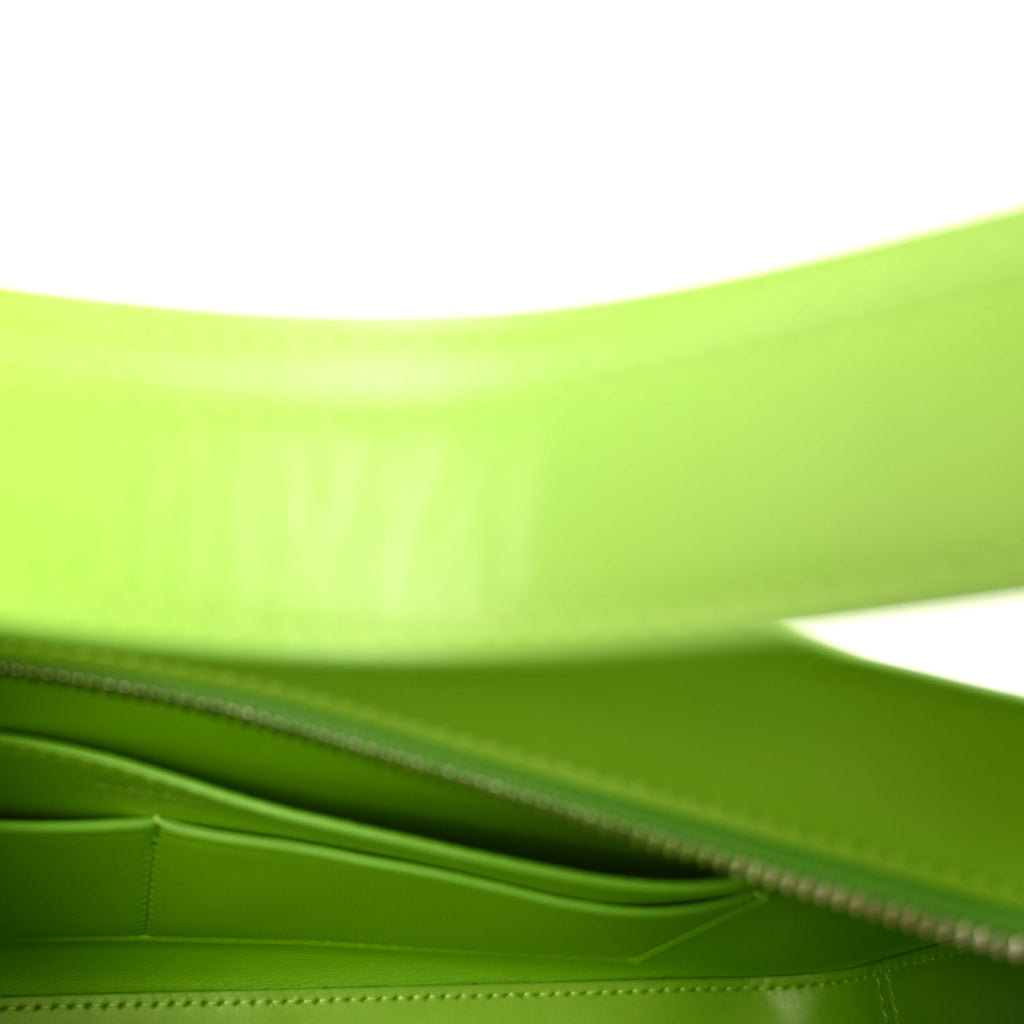Burberry Smooth Calfskin Medium TB Shoulder Bag Brilliant Green