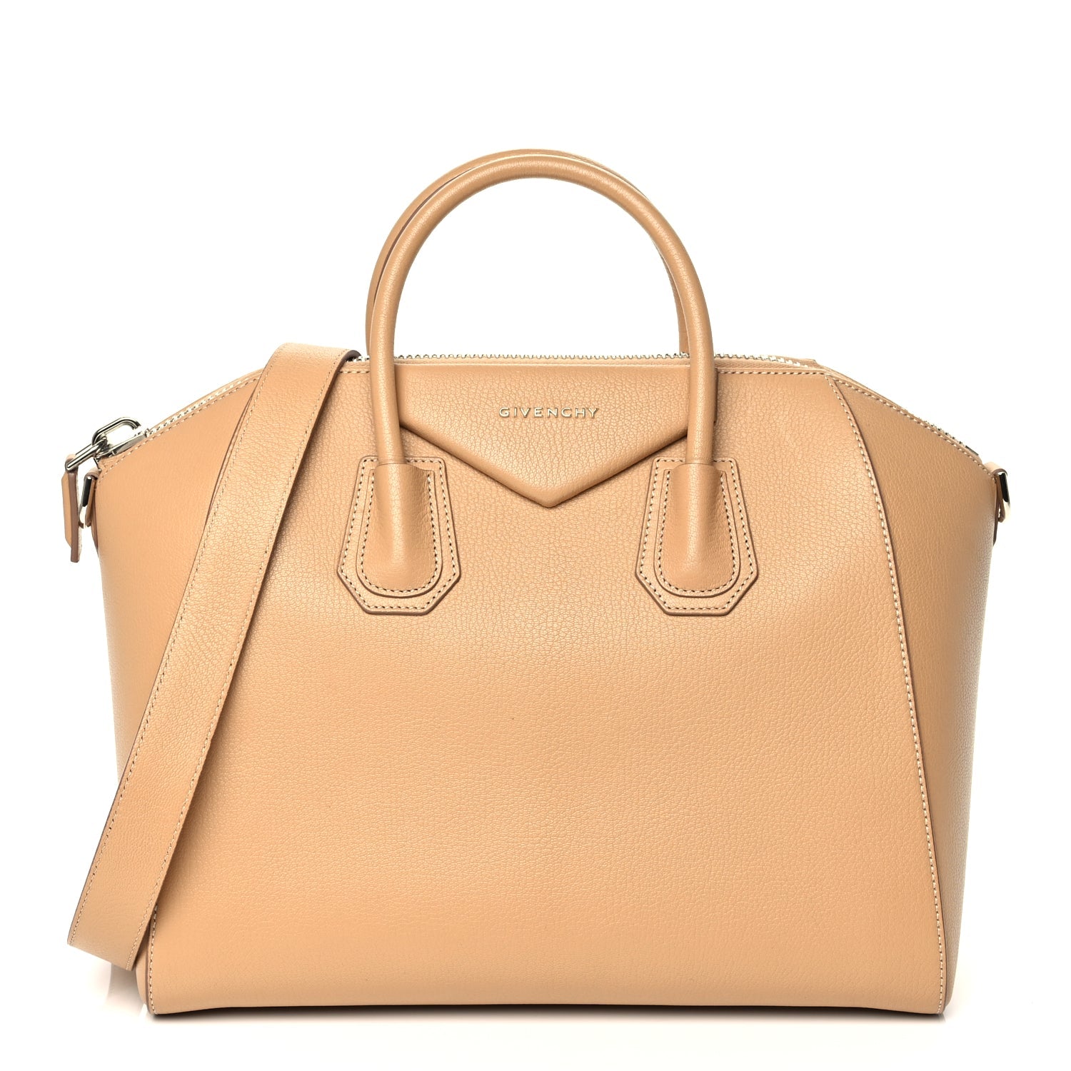 Givenchy Sugar Goatskin Medium Antigona Light Beige