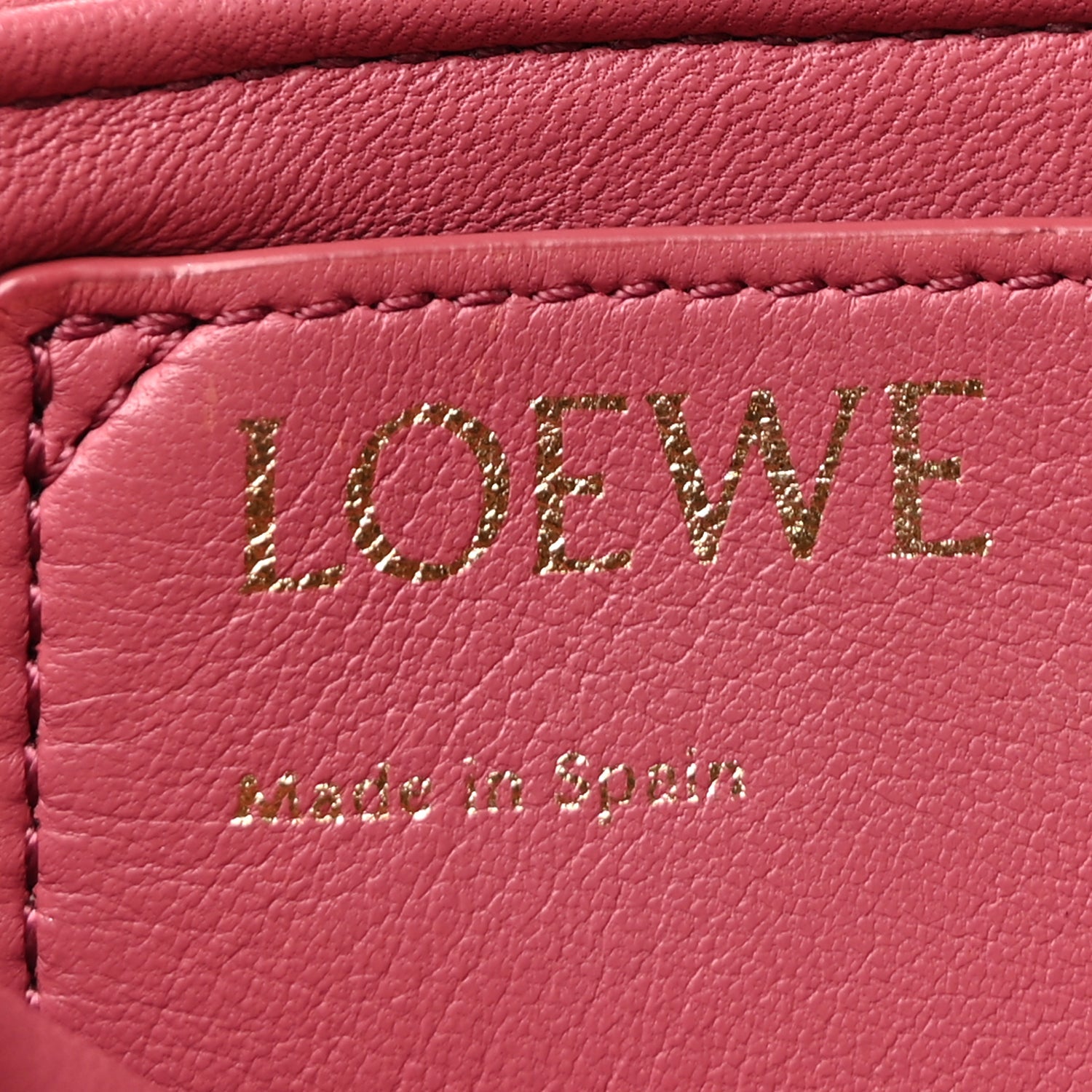 Loewe Lambskin Goya Puffer Bag Plumrose