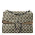 Gucci GG Supreme Monogram Medium Dionysus Shoulder Bag Taupe
