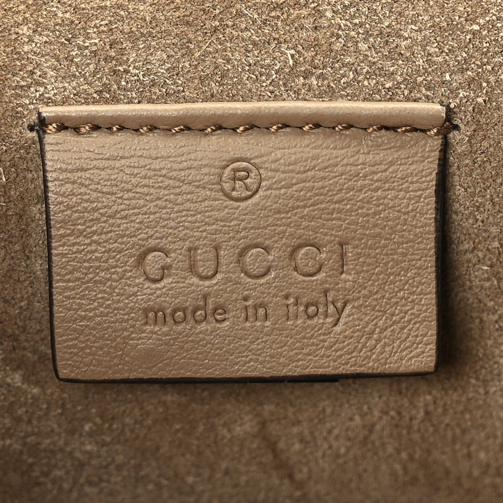 Gucci GG Supreme Monogram Medium Dionysus Shoulder Bag Taupe