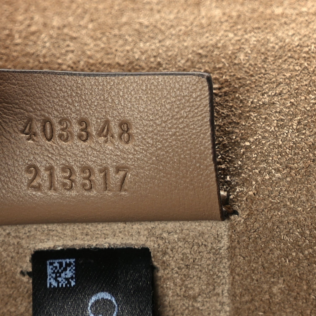 Gucci GG Supreme Monogram Medium Dionysus Shoulder Bag Taupe