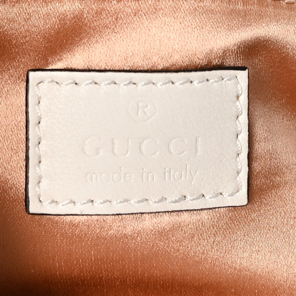 Gucci Nappa Vertical Matelasse Small Maxi Horsebit Chain Shoulder Bag Great White