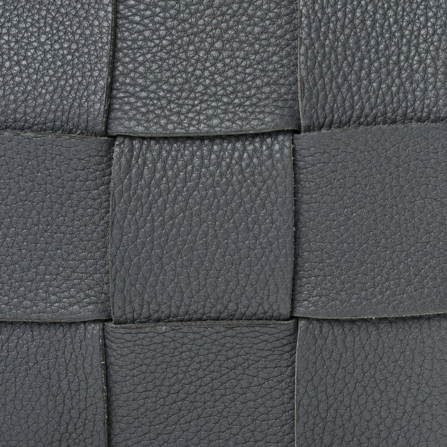 Bottega Veneta Grained Calfskin Maxi Intrecciato Cassette Crossbody Bag Thunder