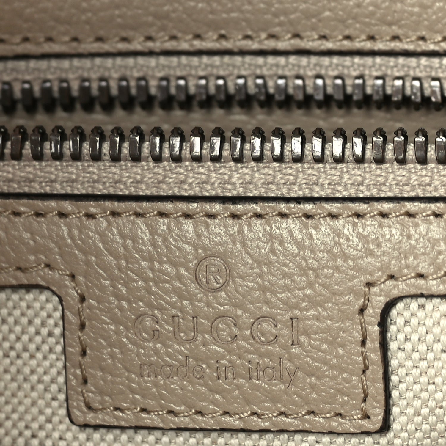 Gucci GG Supreme Monogram Azalea Calfskin Retro Interlocking G Buckle Backpack Beige Mystic White