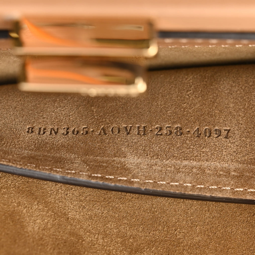 Fendi Vitello Small Soft Peekaboo Cappuccino