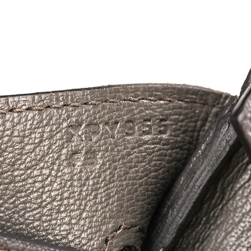Hermes Togo Birkin 35 Etain