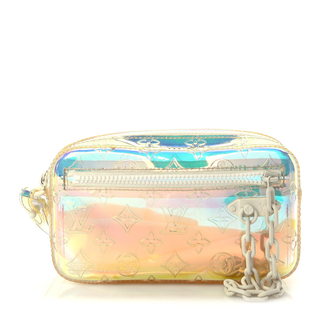 Louis Vuitton PVC Monogram Pochette Volga  Iridescent Prism