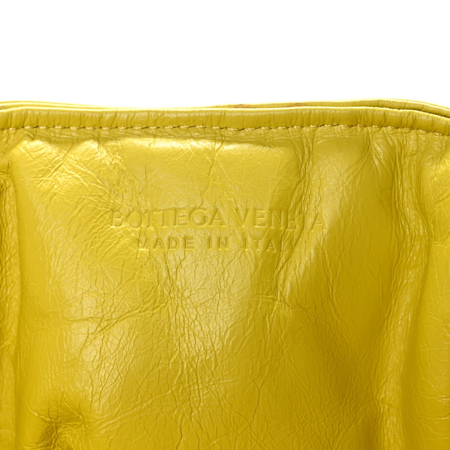 Bottega Veneta Calfskin Maxi Intrecciato Puffy Chain Tote Bag Yellow