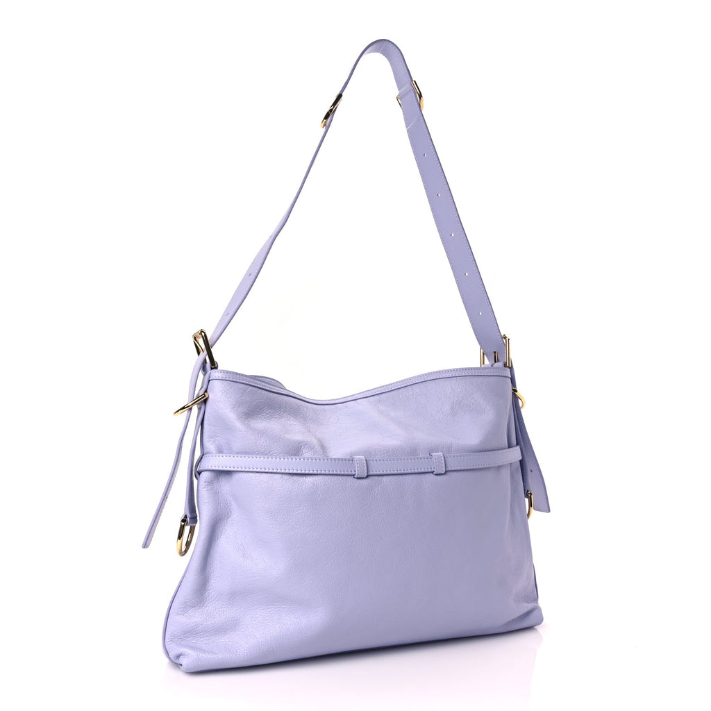 Givenchy Shiny Calfskin Medium Voyou Bag Lavender