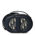 Christian Dior Oblique CD Signature Oval Crossbody Camera Bag Blue Multicolor Blue Multicolor