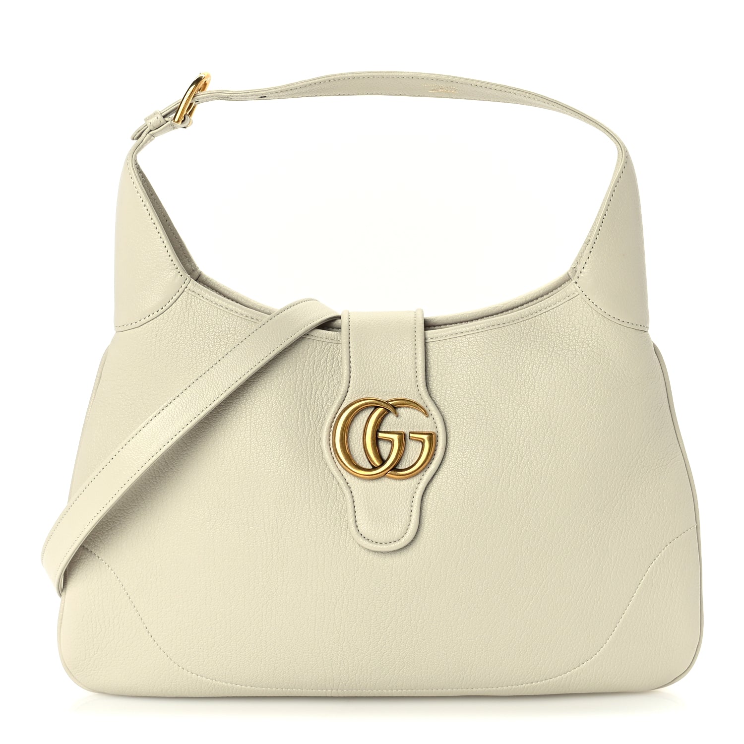 Gucci Goatskin Medium Aphrodite Shoulder Bag Mystic White
