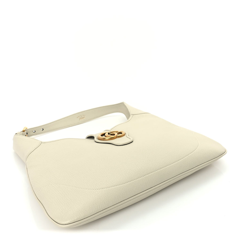 Gucci Goatskin Medium Aphrodite Shoulder Bag Mystic White