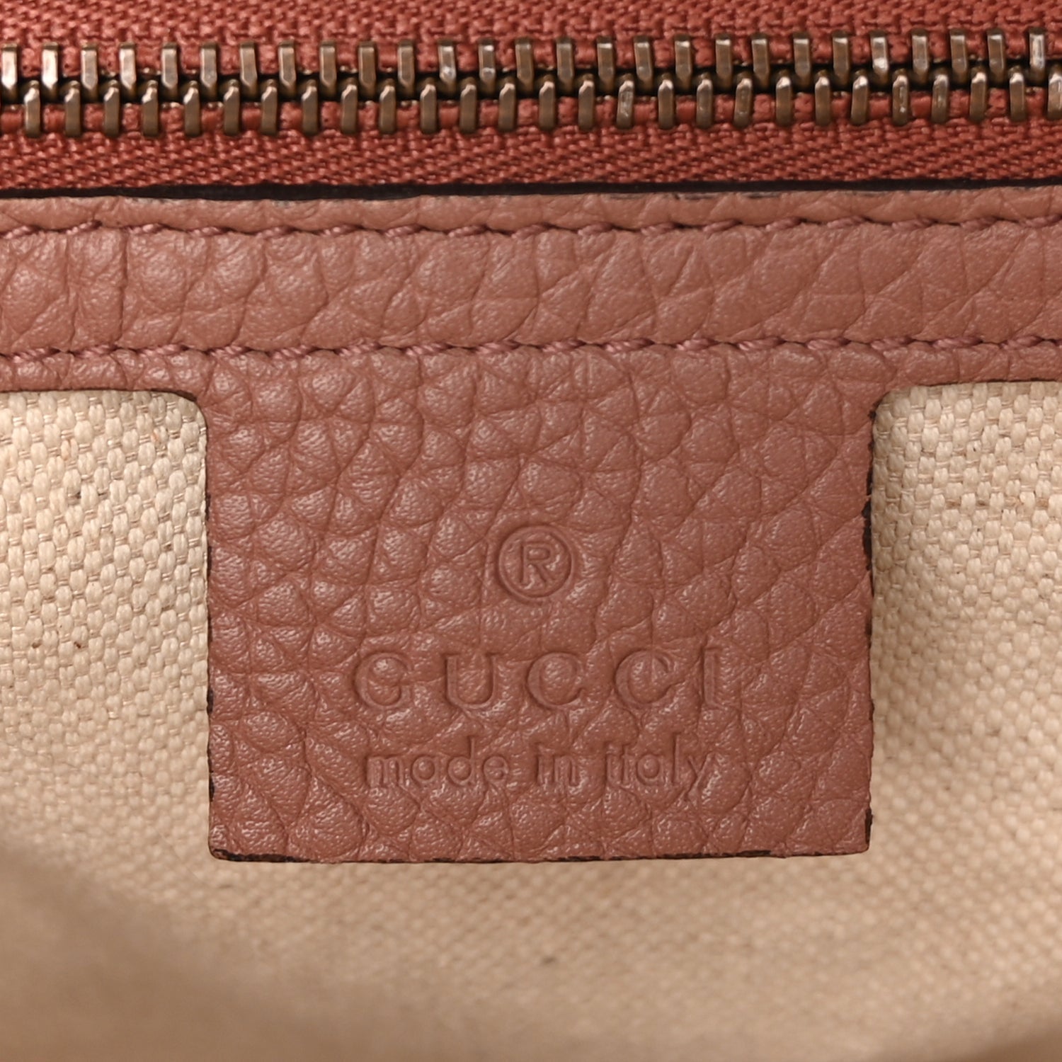 Gucci Calfskin Small GG Marmont Top Handle Bag Rosy Phard