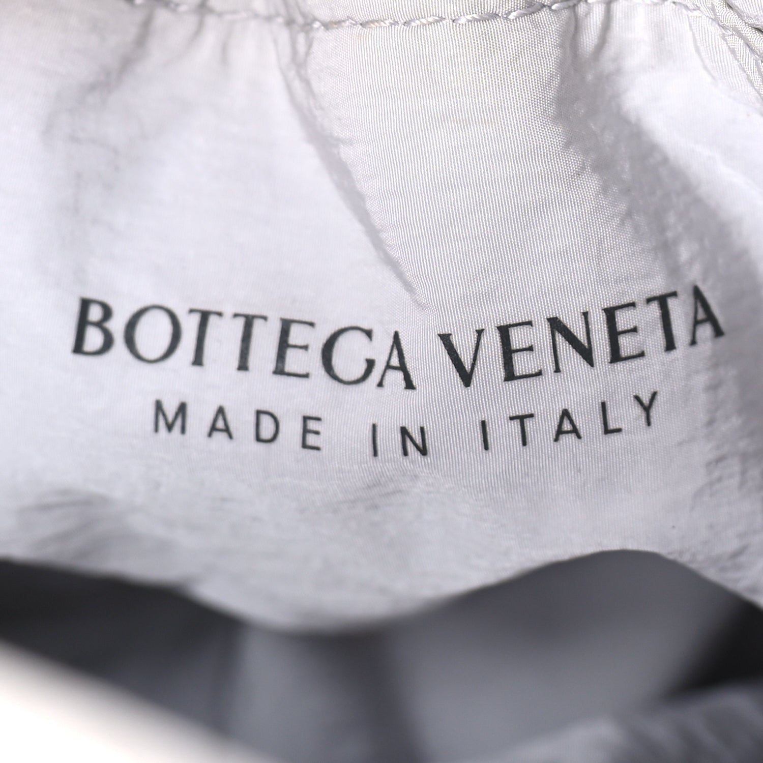 Bottega Veneta French Calfskin Small Shell White Frost
