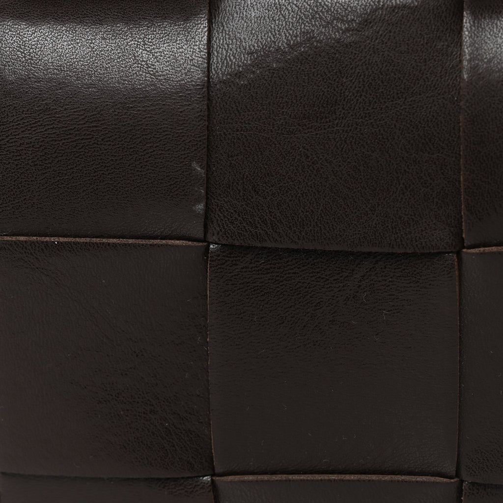 Bottega Veneta Calfskin Maxi Intrecciato Versatile Cassette Bag Brown