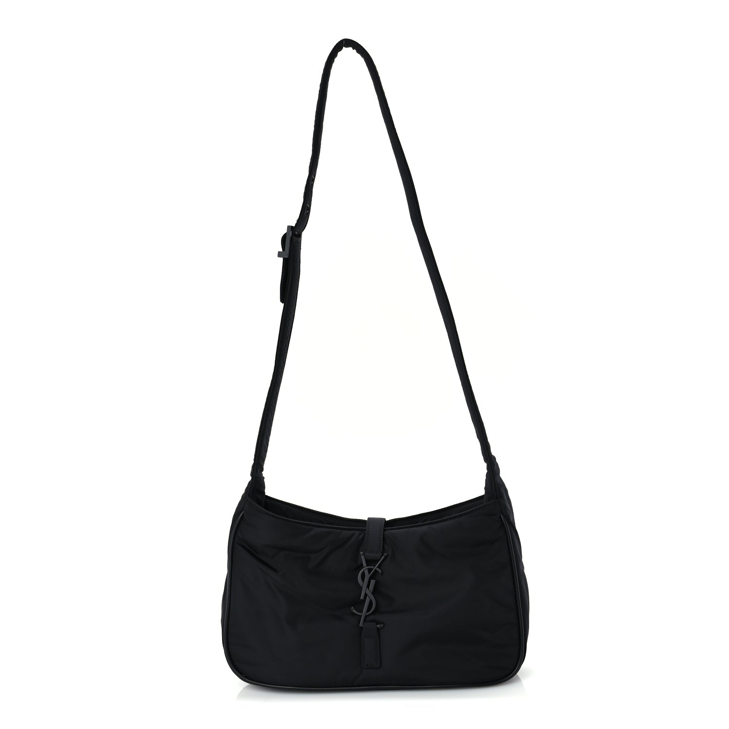 Saint Laurent Econyl Nylon Le 5 A 7 Hobo Black