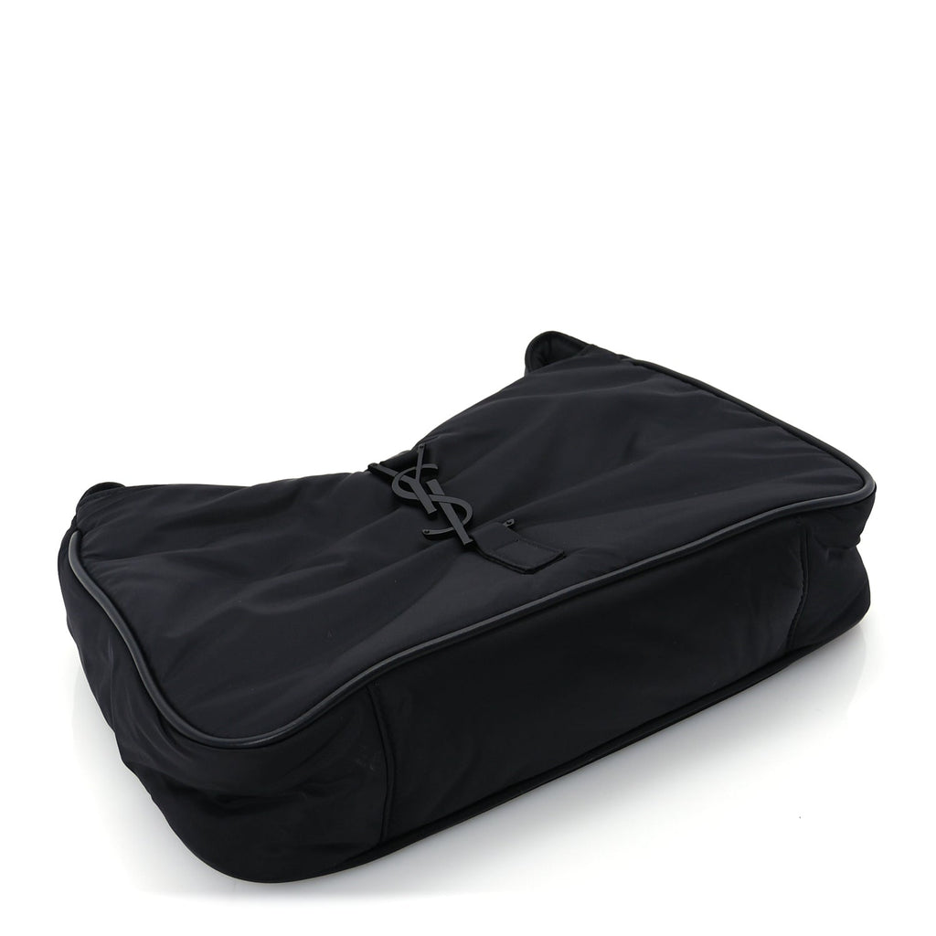 Saint Laurent Econyl Nylon Le 5 A 7 Hobo Black