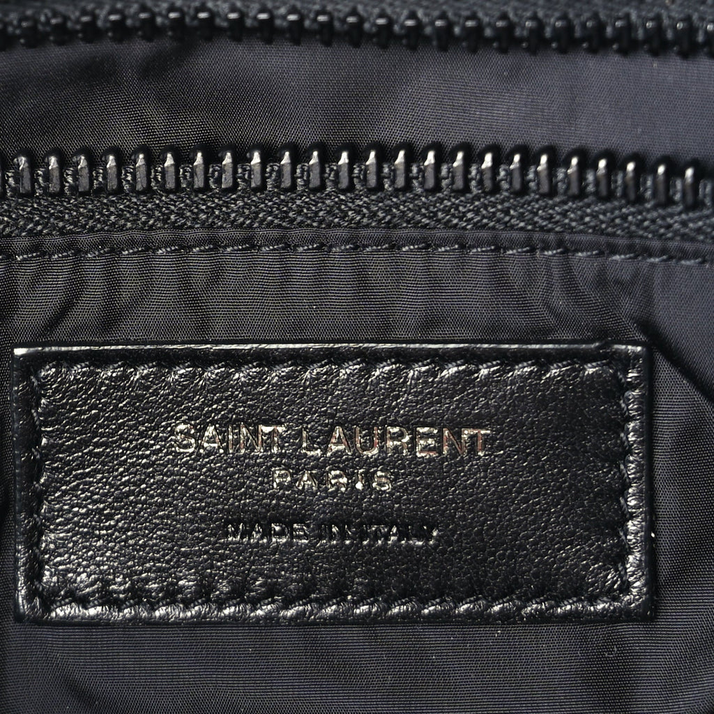 Saint Laurent Econyl Nylon Le 5 A 7 Hobo Black