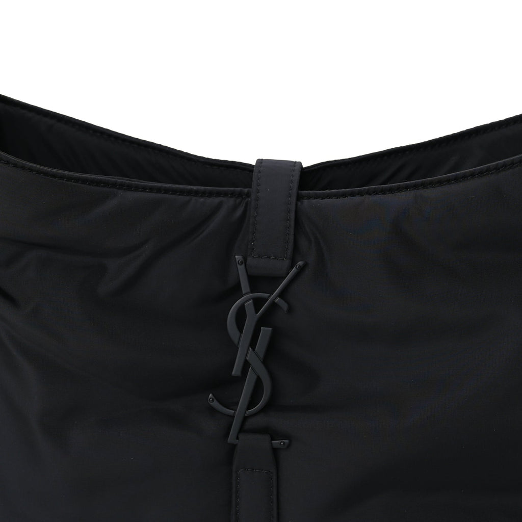 Saint Laurent Econyl Nylon Le 5 A 7 Hobo Black